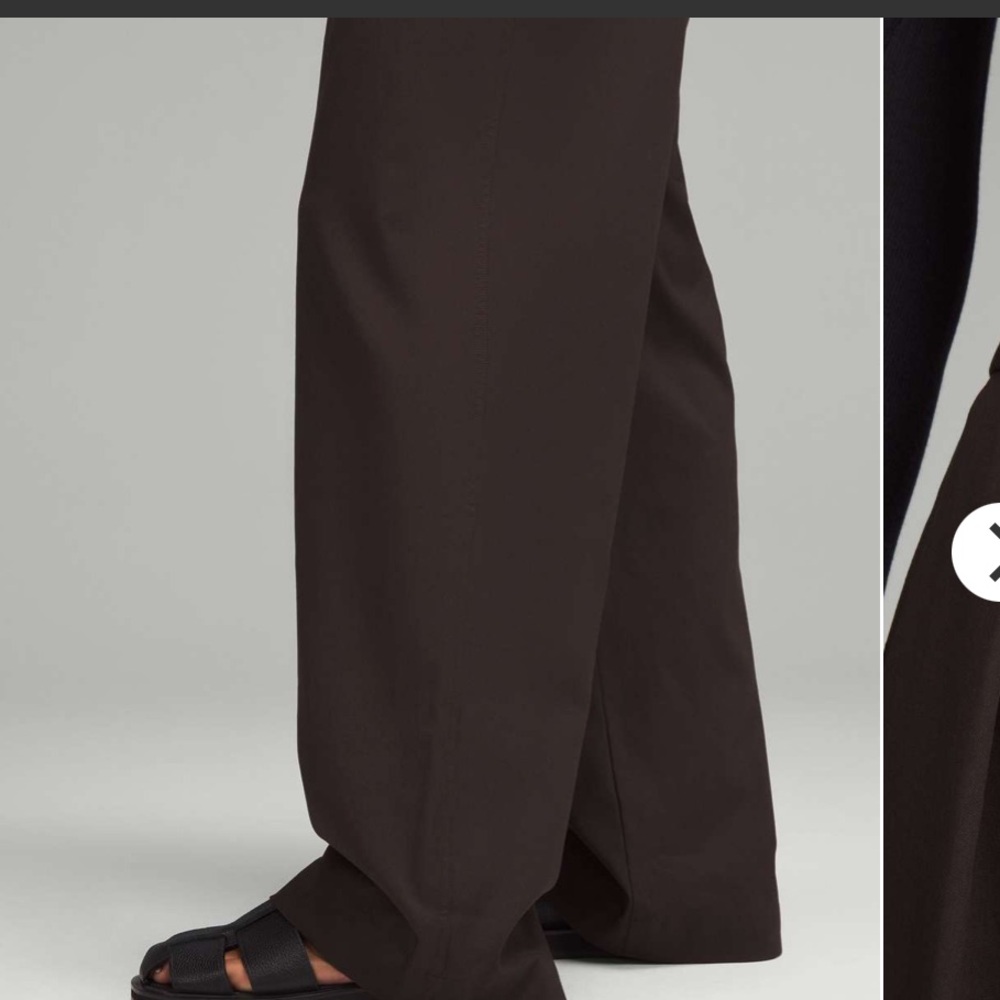 Lululemon Espresso Pleat-Front High-Rise Trousers - Picture 5 of 8